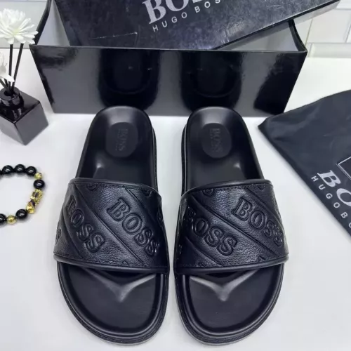 Cheap Boss Slippers For Men #1331205 Replica Wholesale [$68.00 USD] [ITEM#1331205] on Replica Boss Slippers