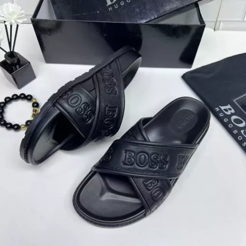 Cheap Boss Slippers For Men #1331208 Replica Wholesale [$68.00 USD] [ITEM#1331208] on Replica Boss Slippers