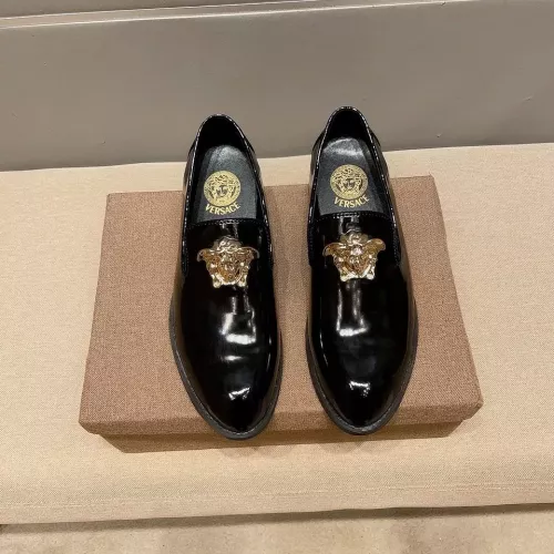Cheap Versace Leather Shoes For Men #1331212 Replica Wholesale [$85.00 USD] [ITEM#1331212] on Replica Versace Leather Shoes