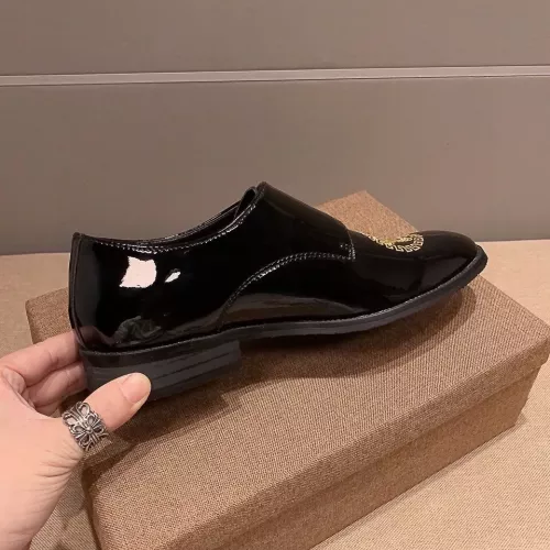 Cheap Versace Leather Shoes For Men #1331213 Replica Wholesale [$85.00 USD] [ITEM#1331213] on Replica Versace Leather Shoes