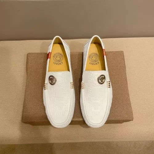 Cheap Versace Leather Shoes For Men #1331215 Replica Wholesale [$76.00 USD] [ITEM#1331215] on Replica Versace Leather Shoes