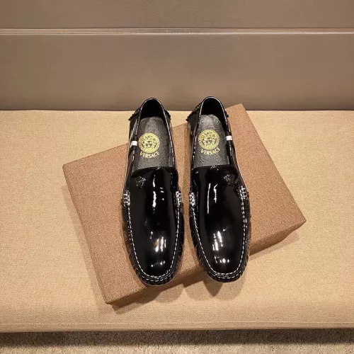 Cheap Versace Leather Shoes For Men #1331216 Replica Wholesale [$76.00 USD] [ITEM#1331216] on Replica Versace Leather Shoes