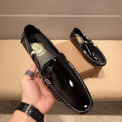 Cheap Versace Leather Shoes For Men #1331216 Replica Wholesale [$76.00 USD] [ITEM#1331216] on Replica Versace Leather Shoes