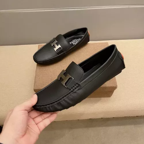 Cheap Hermes Leather Shoes For Men #1331219 Replica Wholesale [$76.00 USD] [ITEM#1331219] on Replica Hermes Leather Shoes