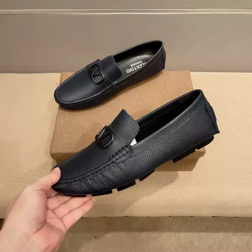 Cheap Valentino Leather Shoes For Men #1331223 Replica Wholesale [$76.00 USD] [ITEM#1331223] on Replica Valentino Leather Shoes