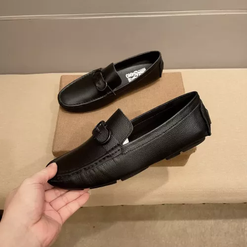 Cheap Salvatore Ferragamo Leather Shoes For Men #1331225 Replica Wholesale [$76.00 USD] [ITEM#1331225] on Replica Salvatore Ferragamo Leather Shoes