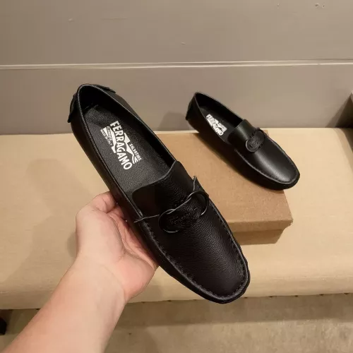 Cheap Salvatore Ferragamo Leather Shoes For Men #1331225 Replica Wholesale [$76.00 USD] [ITEM#1331225] on Replica Salvatore Ferragamo Leather Shoes