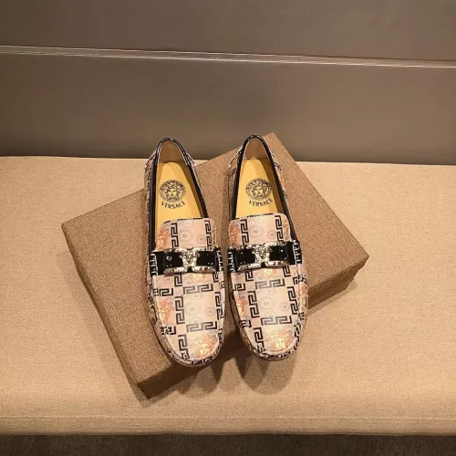 Cheap Versace Leather Shoes For Men #1331242 Replica Wholesale [$76.00 USD] [ITEM#1331242] on Replica Versace Leather Shoes