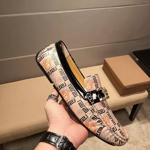 Cheap Versace Leather Shoes For Men #1331242 Replica Wholesale [$76.00 USD] [ITEM#1331242] on Replica Versace Leather Shoes