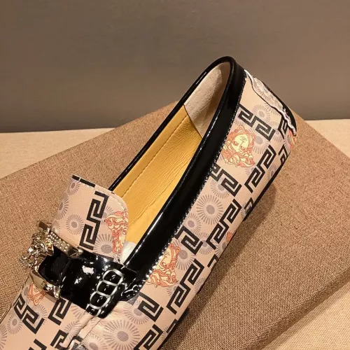 Cheap Versace Leather Shoes For Men #1331242 Replica Wholesale [$76.00 USD] [ITEM#1331242] on Replica Versace Leather Shoes