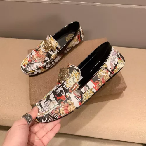 Cheap Versace Leather Shoes For Men #1331246 Replica Wholesale [$76.00 USD] [ITEM#1331246] on Replica Versace Leather Shoes