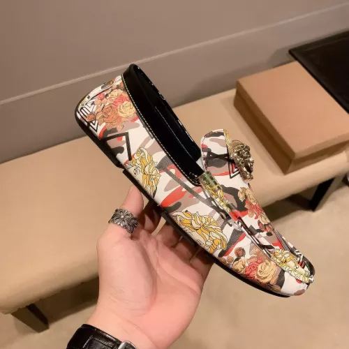 Cheap Versace Leather Shoes For Men #1331246 Replica Wholesale [$76.00 USD] [ITEM#1331246] on Replica Versace Leather Shoes
