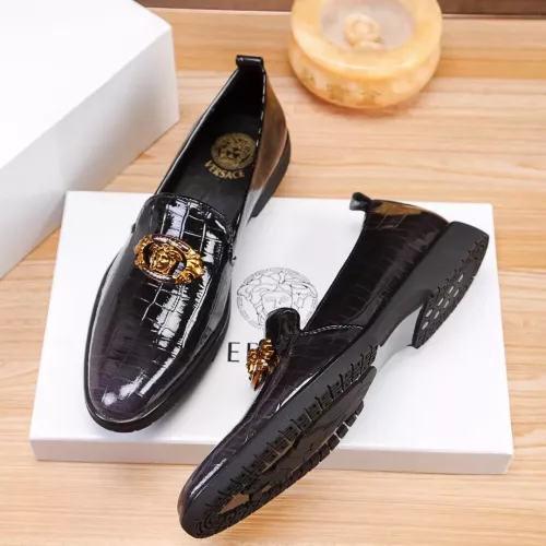 Cheap Versace Leather Shoes For Men #1331253 Replica Wholesale [$85.00 USD] [ITEM#1331253] on Replica Versace Leather Shoes