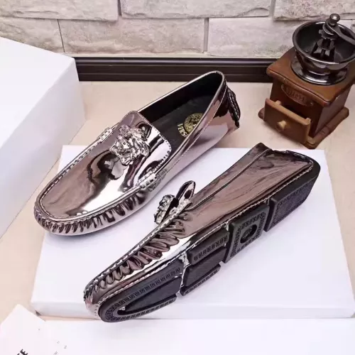 Cheap Versace Leather Shoes For Men #1331255 Replica Wholesale [$76.00 USD] [ITEM#1331255] on Replica Versace Leather Shoes