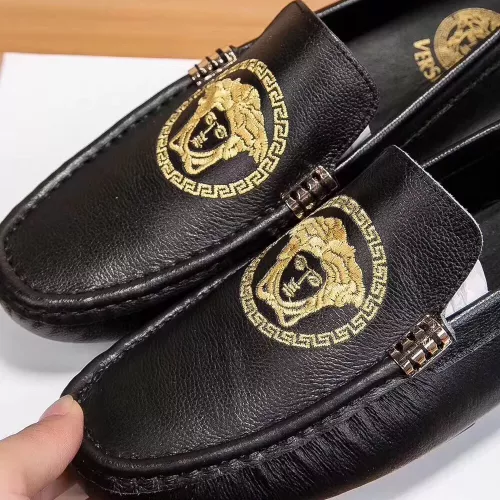Cheap Versace Leather Shoes For Men #1331267 Replica Wholesale [$76.00 USD] [ITEM#1331267] on Replica Versace Leather Shoes