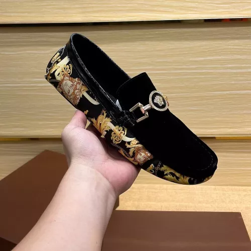 Cheap Versace Leather Shoes For Men #1331275 Replica Wholesale [$76.00 USD] [ITEM#1331275] on Replica Versace Leather Shoes