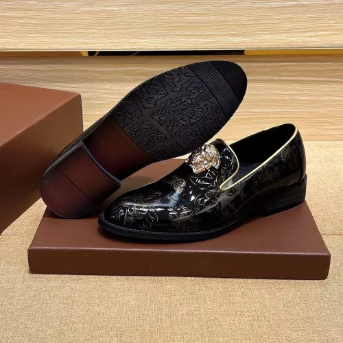 Cheap Versace Leather Shoes For Men #1331278 Replica Wholesale [$85.00 USD] [ITEM#1331278] on Replica Versace Leather Shoes