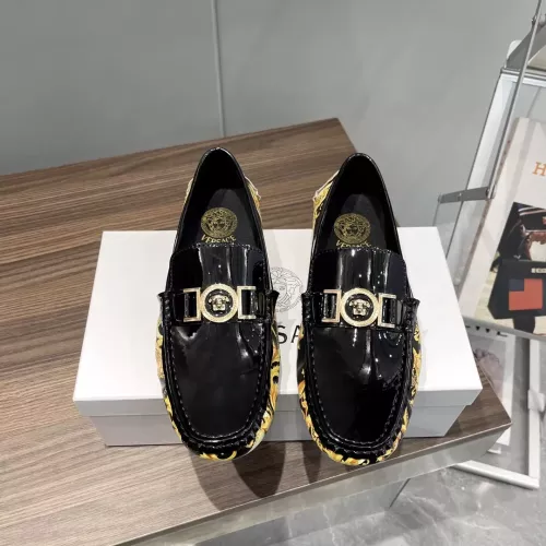 Cheap Versace Leather Shoes For Men #1331279 Replica Wholesale [$76.00 USD] [ITEM#1331279] on Replica Versace Leather Shoes