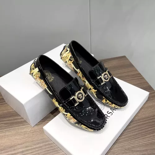 Cheap Versace Leather Shoes For Men #1331279 Replica Wholesale [$76.00 USD] [ITEM#1331279] on Replica Versace Leather Shoes