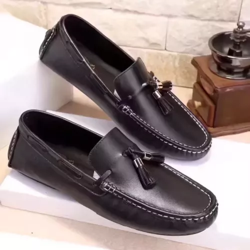 Cheap Versace Leather Shoes For Men #1331287 Replica Wholesale [$76.00 USD] [ITEM#1331287] on Replica Versace Leather Shoes
