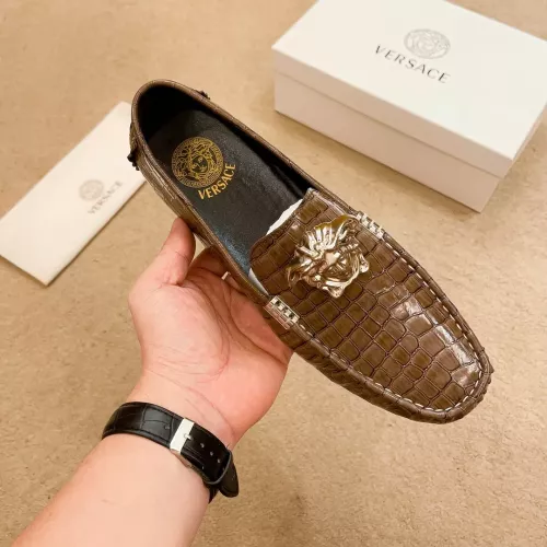 Cheap Versace Leather Shoes For Men #1331288 Replica Wholesale [$76.00 USD] [ITEM#1331288] on Replica Versace Leather Shoes