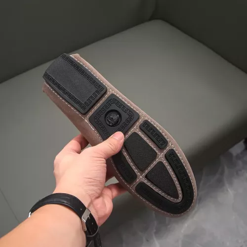 Cheap Versace Leather Shoes For Men #1331291 Replica Wholesale [$76.00 USD] [ITEM#1331291] on Replica Versace Leather Shoes