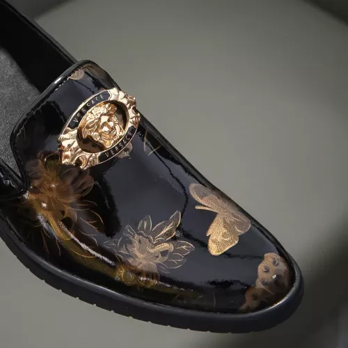 Cheap Versace Leather Shoes For Men #1331300 Replica Wholesale [$85.00 USD] [ITEM#1331300] on Replica Versace Leather Shoes