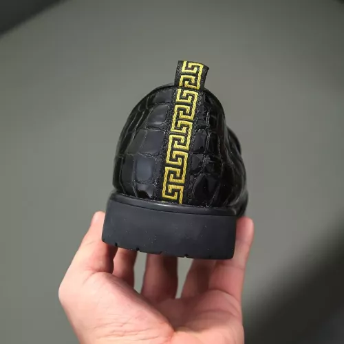 Cheap Versace Leather Shoes For Men #1331300 Replica Wholesale [$85.00 USD] [ITEM#1331300] on Replica Versace Leather Shoes