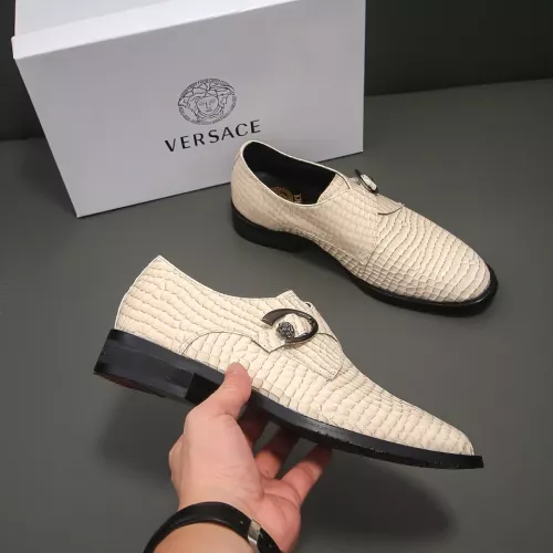 Cheap Versace Leather Shoes For Men #1331304 Replica Wholesale [$85.00 USD] [ITEM#1331304] on Replica Versace Leather Shoes