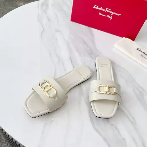 Cheap Salvatore Ferragamo Slippers For Women #1331366 Replica Wholesale [$82.00 USD] [ITEM#1331366] on Replica Salvatore Ferragamo Slippers