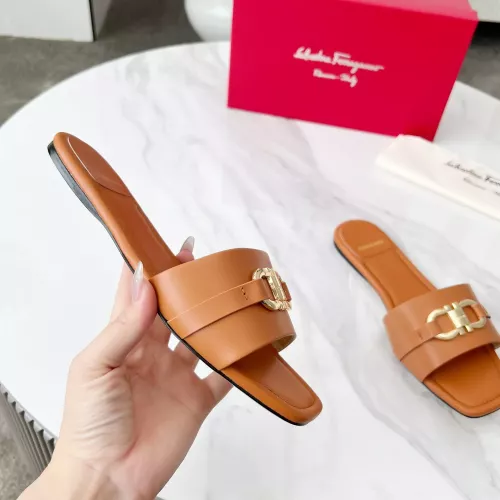 Cheap Salvatore Ferragamo Slippers For Women #1331368 Replica Wholesale [$82.00 USD] [ITEM#1331368] on Replica Salvatore Ferragamo Slippers