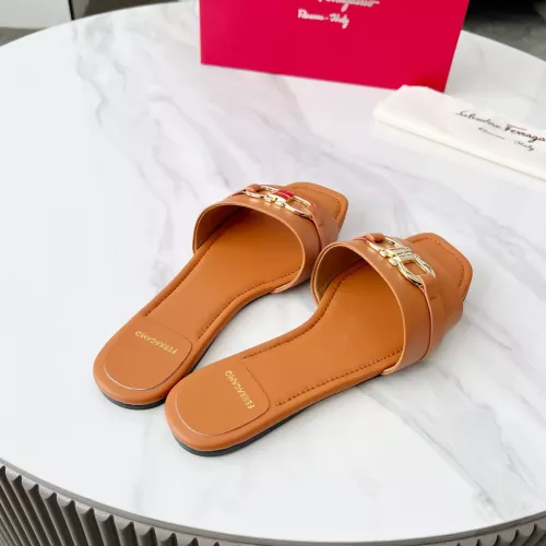 Cheap Salvatore Ferragamo Slippers For Women #1331368 Replica Wholesale [$82.00 USD] [ITEM#1331368] on Replica Salvatore Ferragamo Slippers
