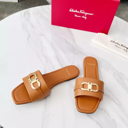 Cheap Salvatore Ferragamo Slippers For Women #1331368 Replica Wholesale [$82.00 USD] [ITEM#1331368] on Replica Salvatore Ferragamo Slippers