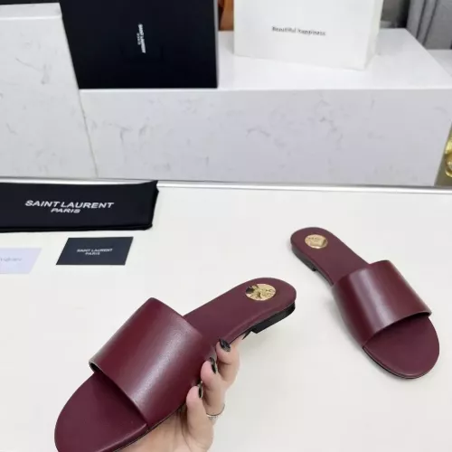 Cheap Yves Saint Laurent YSL Slippers For Women #1331375 Replica Wholesale [$85.00 USD] [ITEM#1331375] on Replica Yves Saint Laurent YSL Slippers