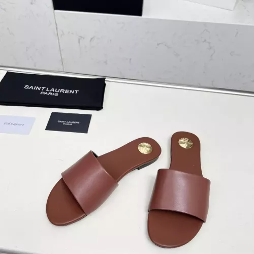 Cheap Yves Saint Laurent YSL Slippers For Women #1331380 Replica Wholesale [$85.00 USD] [ITEM#1331380] on Replica Yves Saint Laurent YSL Slippers