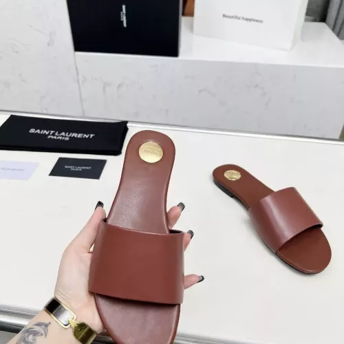 Cheap Yves Saint Laurent YSL Slippers For Women #1331380 Replica Wholesale [$85.00 USD] [ITEM#1331380] on Replica Yves Saint Laurent YSL Slippers
