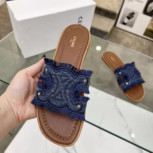 Cheap Celine Slippers For Women #1331420 Replica Wholesale [$88.00 USD] [ITEM#1331420] on Replica Celine Slippers