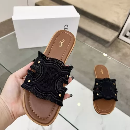 Cheap Celine Slippers For Women #1331421 Replica Wholesale [$88.00 USD] [ITEM#1331421] on Replica Celine Slippers