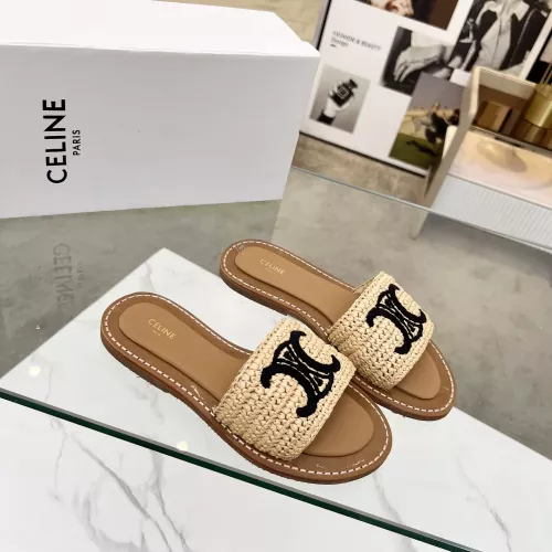 Cheap Celine Slippers For Women #1331423 Replica Wholesale [$88.00 USD] [ITEM#1331423] on Replica Celine Slippers