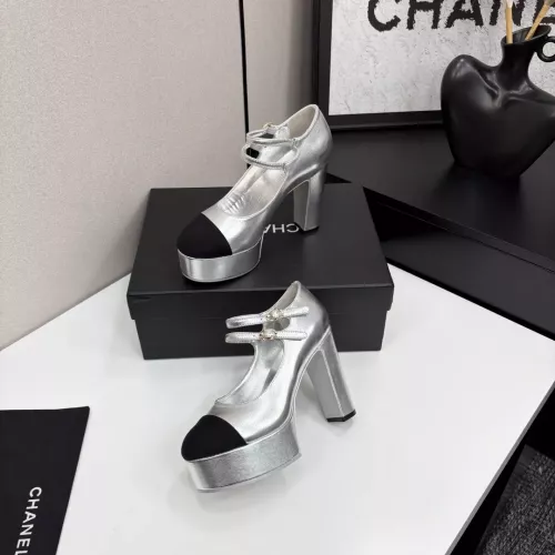 Cheap Chanel High-Heeled Shoes For Women #1331439 Replica Wholesale [$125.00 USD] [ITEM#1331439] on Replica Chanel High-Heeled Shoes