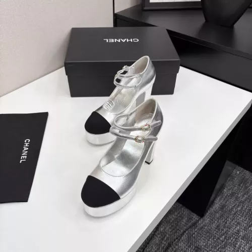 Cheap Chanel High-Heeled Shoes For Women #1331439 Replica Wholesale [$125.00 USD] [ITEM#1331439] on Replica Chanel High-Heeled Shoes