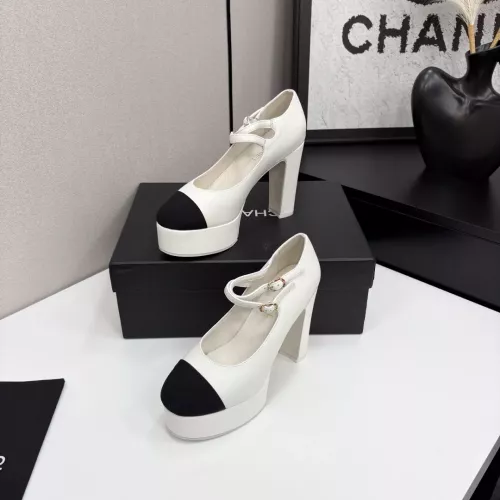 Cheap Chanel High-Heeled Shoes For Women #1331440 Replica Wholesale [$125.00 USD] [ITEM#1331440] on Replica Chanel High-Heeled Shoes