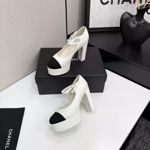 Cheap Chanel High-Heeled Shoes For Women #1331440 Replica Wholesale [$125.00 USD] [ITEM#1331440] on Replica Chanel High-Heeled Shoes