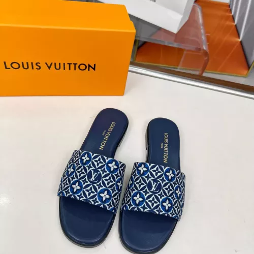 Cheap Louis Vuitton Slippers For Women #1331683 Replica Wholesale [$85.00 USD] [ITEM#1331683] on Replica Louis Vuitton Slippers