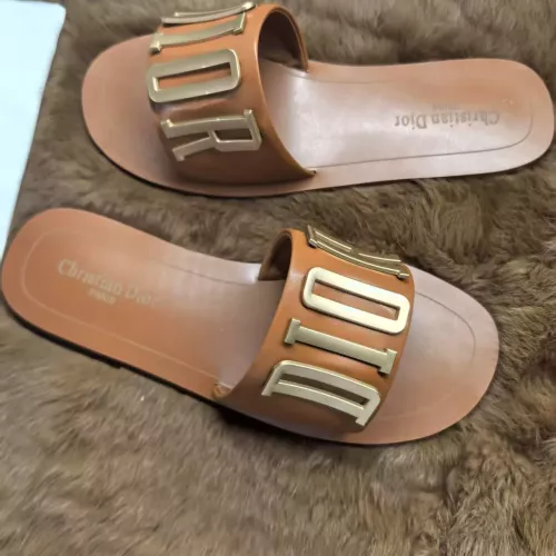 Cheap Christian Dior Slippers For Women #1331701 Replica Wholesale [$56.00 USD] [ITEM#1331701] on Replica Christian Dior Slippers