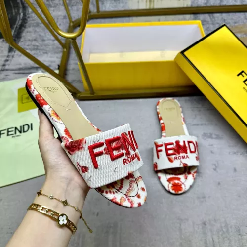Cheap Fendi Slippers For Women #1331715 Replica Wholesale [$82.00 USD] [ITEM#1331715] on Replica Fendi Slippers