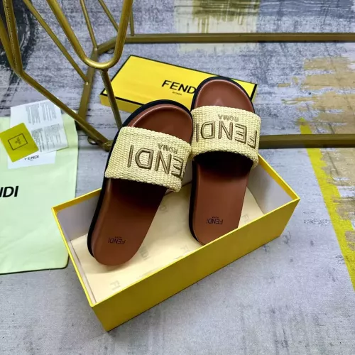 Cheap Fendi Slippers For Women #1331724 Replica Wholesale [$76.00 USD] [ITEM#1331724] on Replica Fendi Slippers