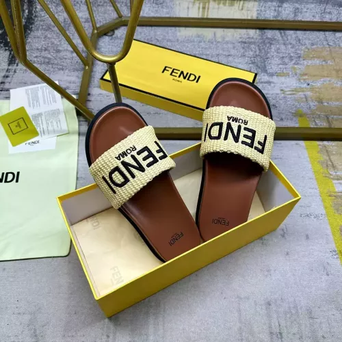 Cheap Fendi Slippers For Women #1331725 Replica Wholesale [$76.00 USD] [ITEM#1331725] on Replica Fendi Slippers