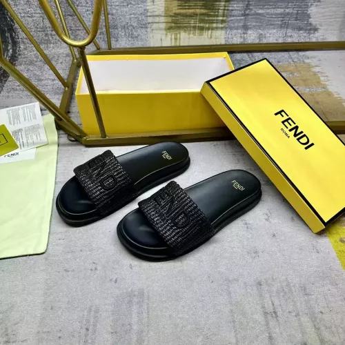 Cheap Fendi Slippers For Men #1331737 Replica Wholesale [$76.00 USD] [ITEM#1331737] on Replica Fendi Slippers