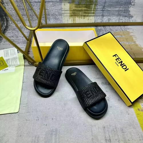 Cheap Fendi Slippers For Men #1331737 Replica Wholesale [$76.00 USD] [ITEM#1331737] on Replica Fendi Slippers